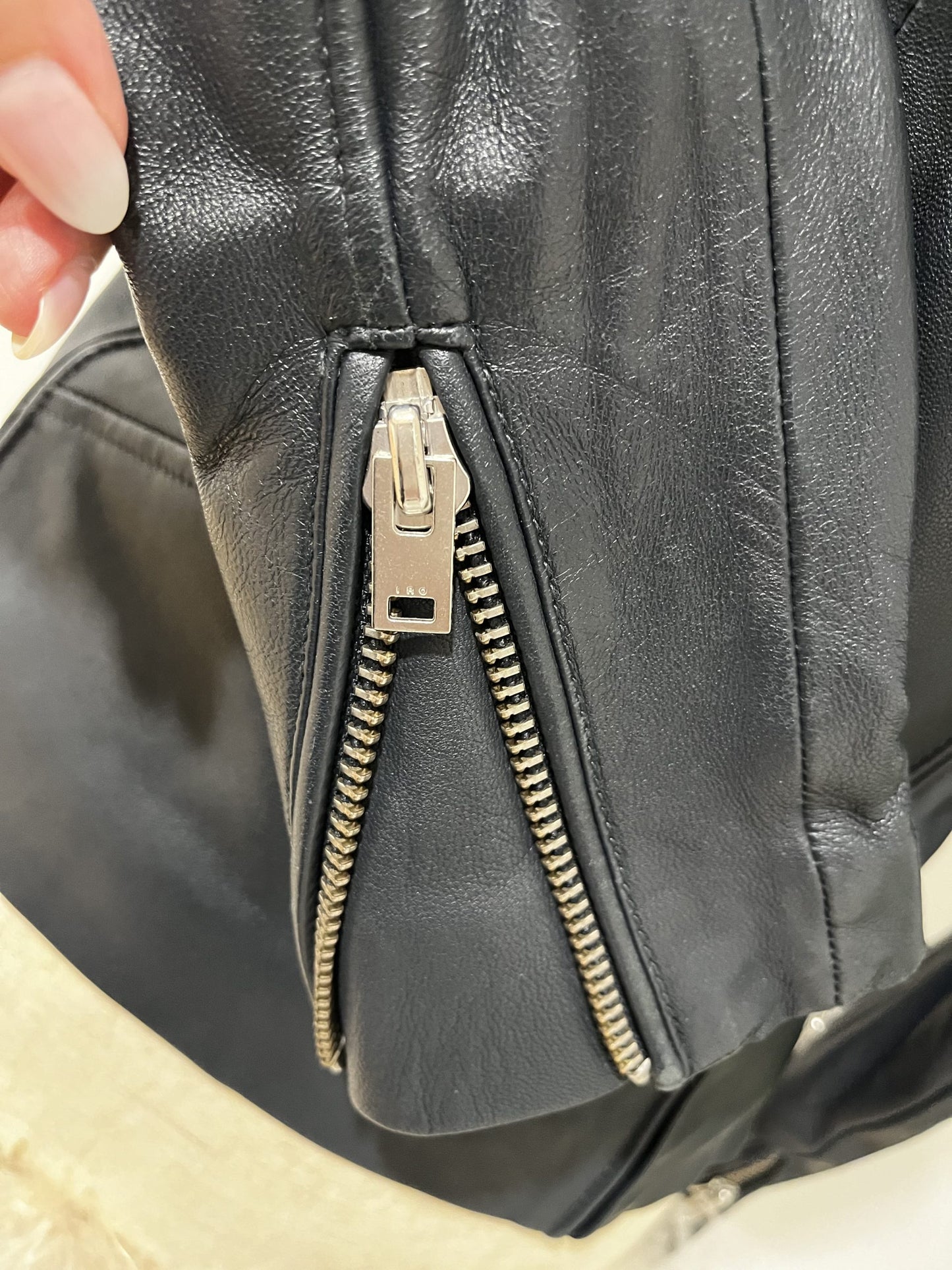 Iro Zipped Leather Jacket