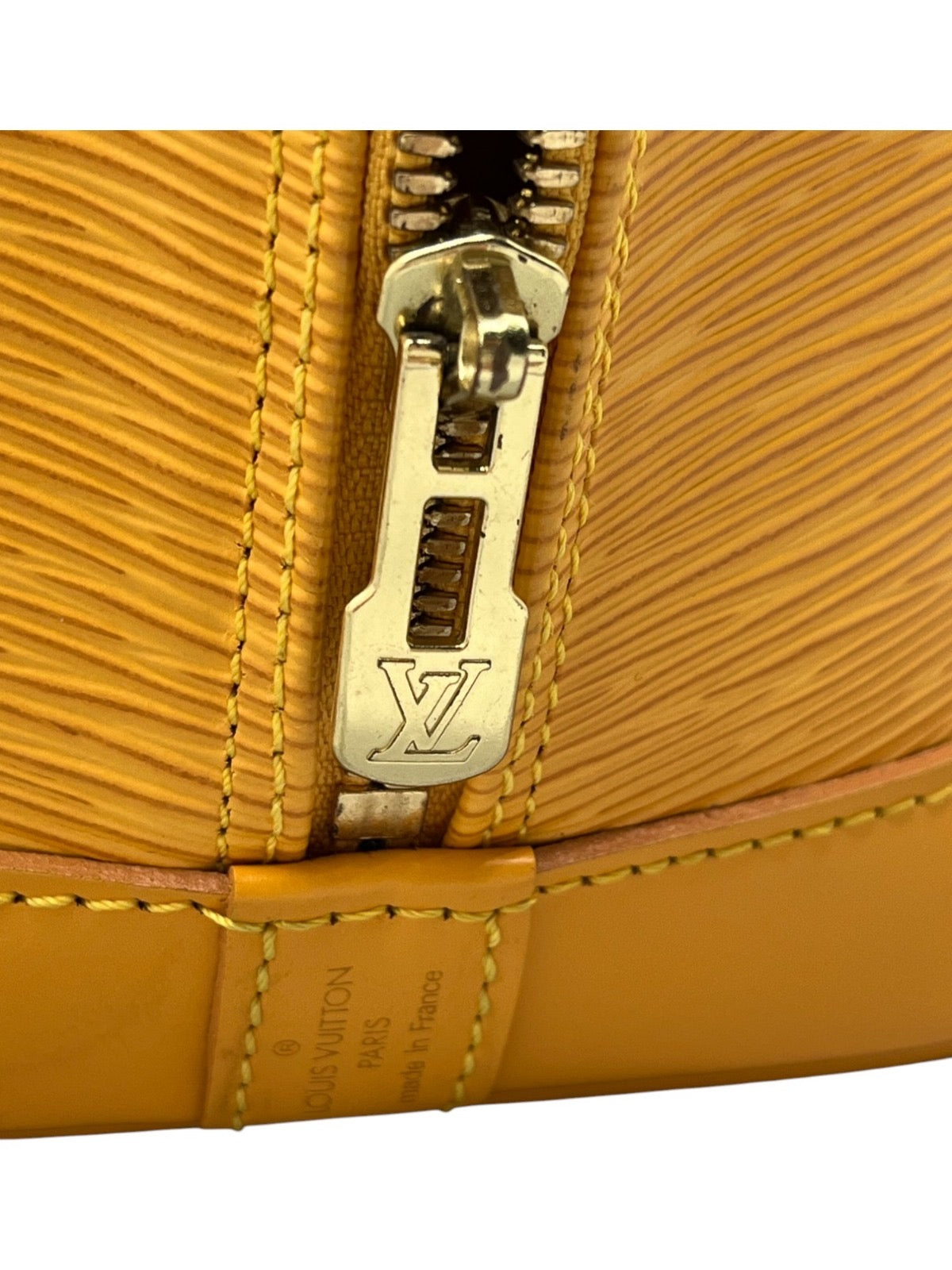 Louis Vuitton Alma MM Yellow Epi