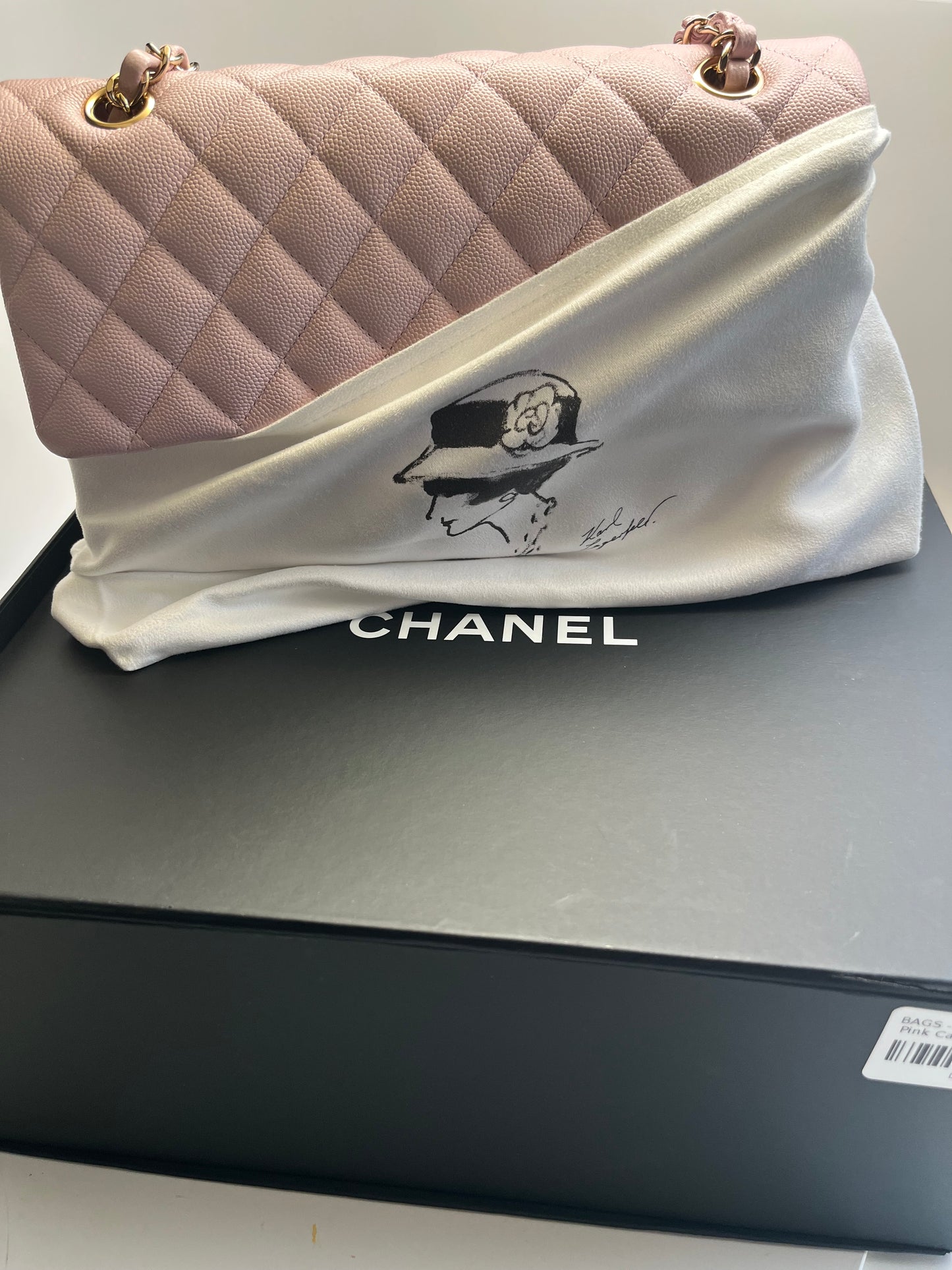 Chanel Classic ML Flap Pink Caviar