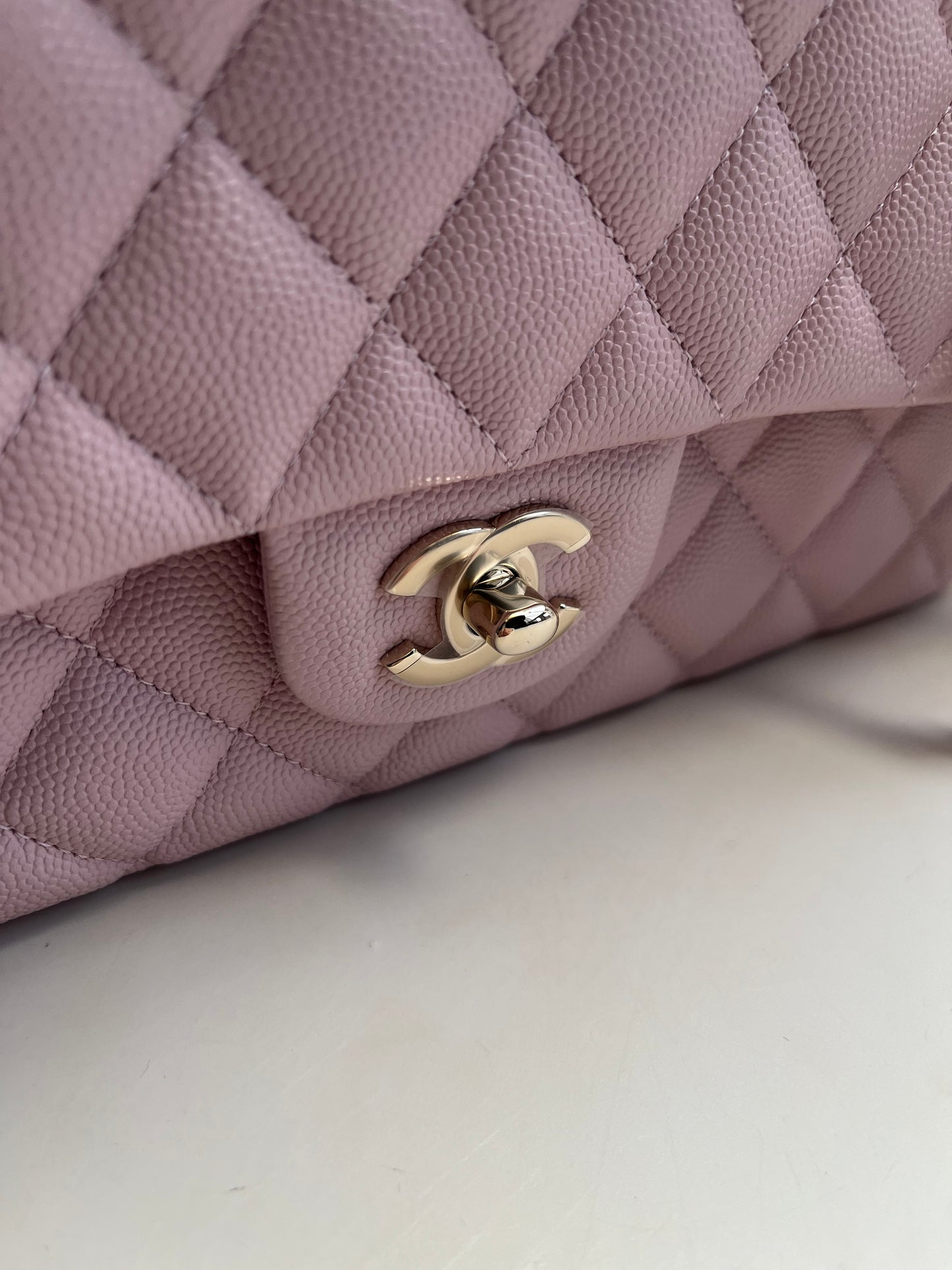 Chanel Classic ML Flap Pink Caviar