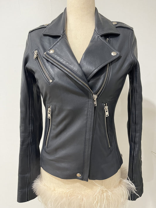 Iro Zipped Leather Jacket