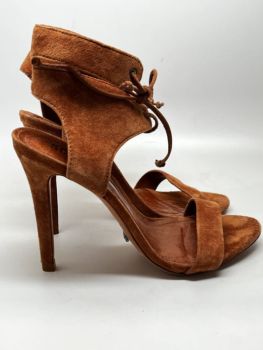 Schutz Suede Open-Toe Sandal