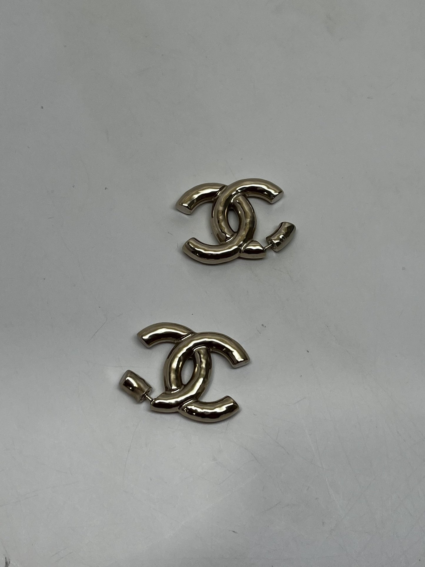 Chanel CC Dangle Large Earrings