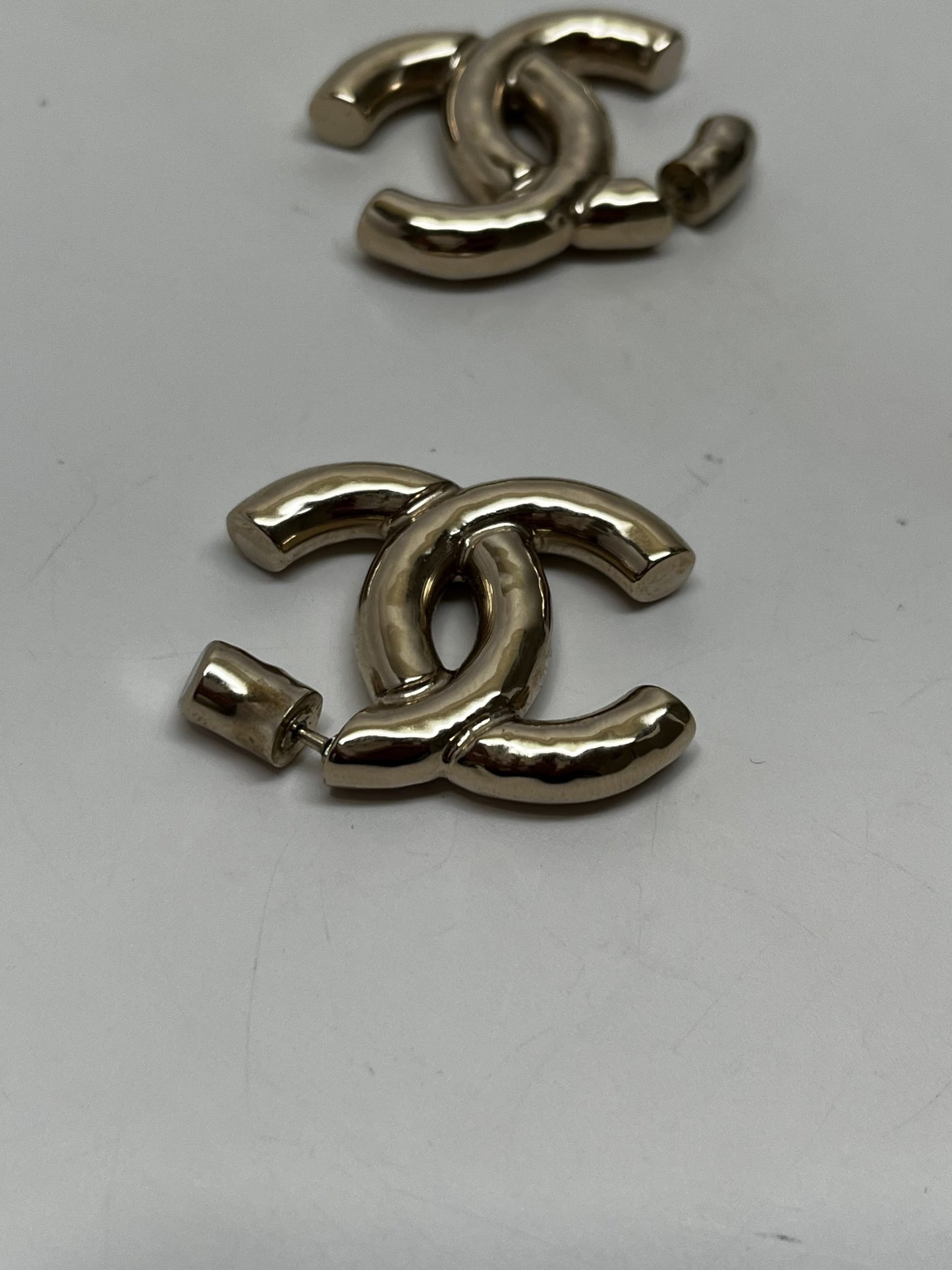 Chanel CC Dangle Large Earrings