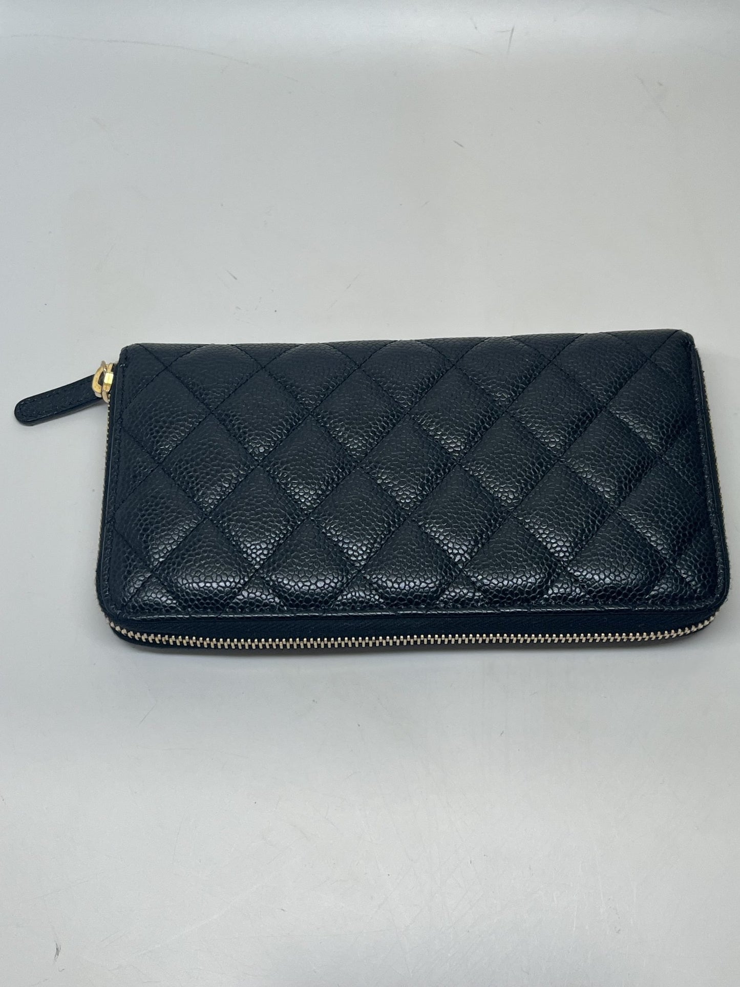 Chanel Classic Long Zipped Wallet in Caviar