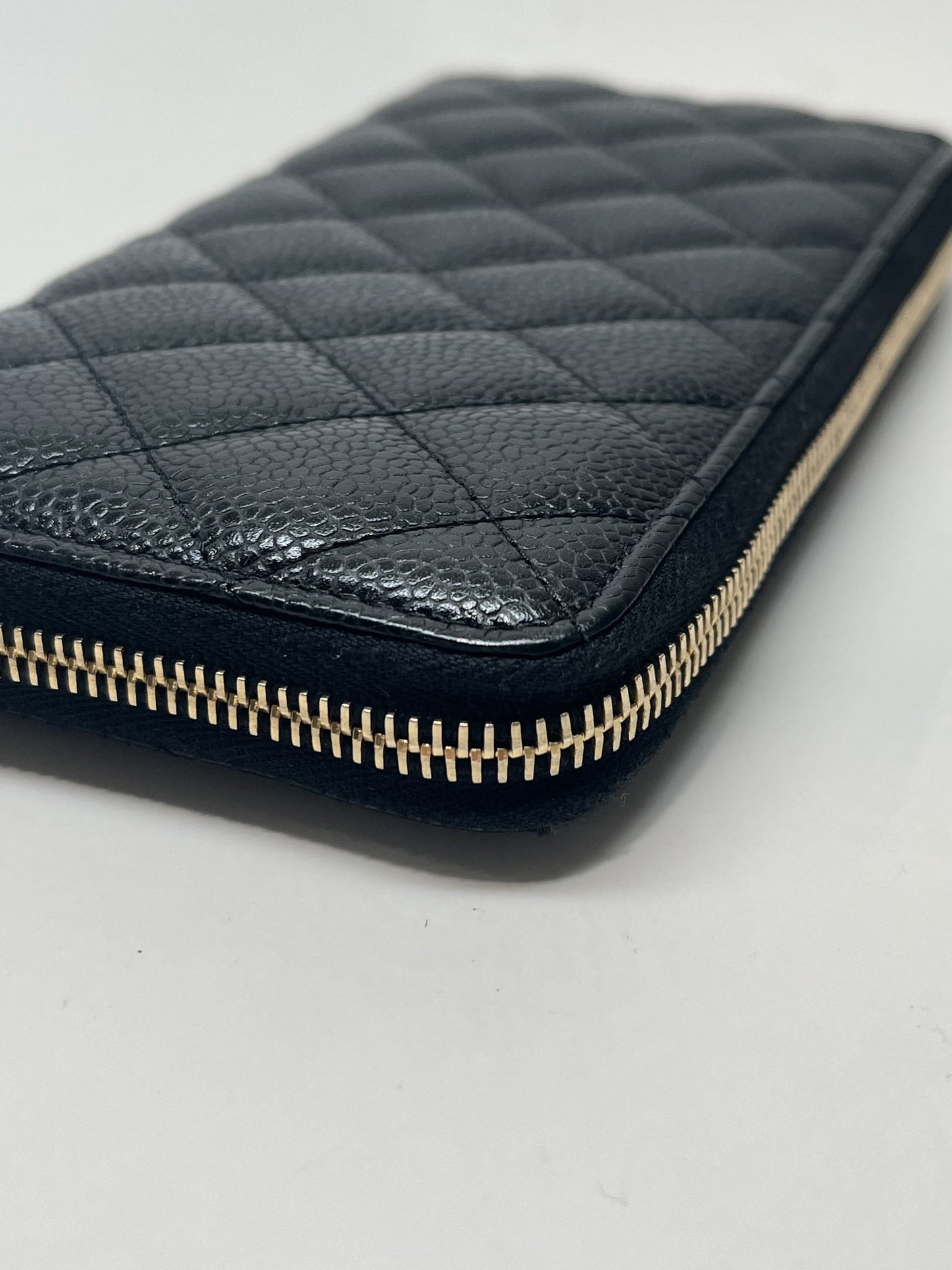 Chanel Classic Long Zipped Wallet in Caviar