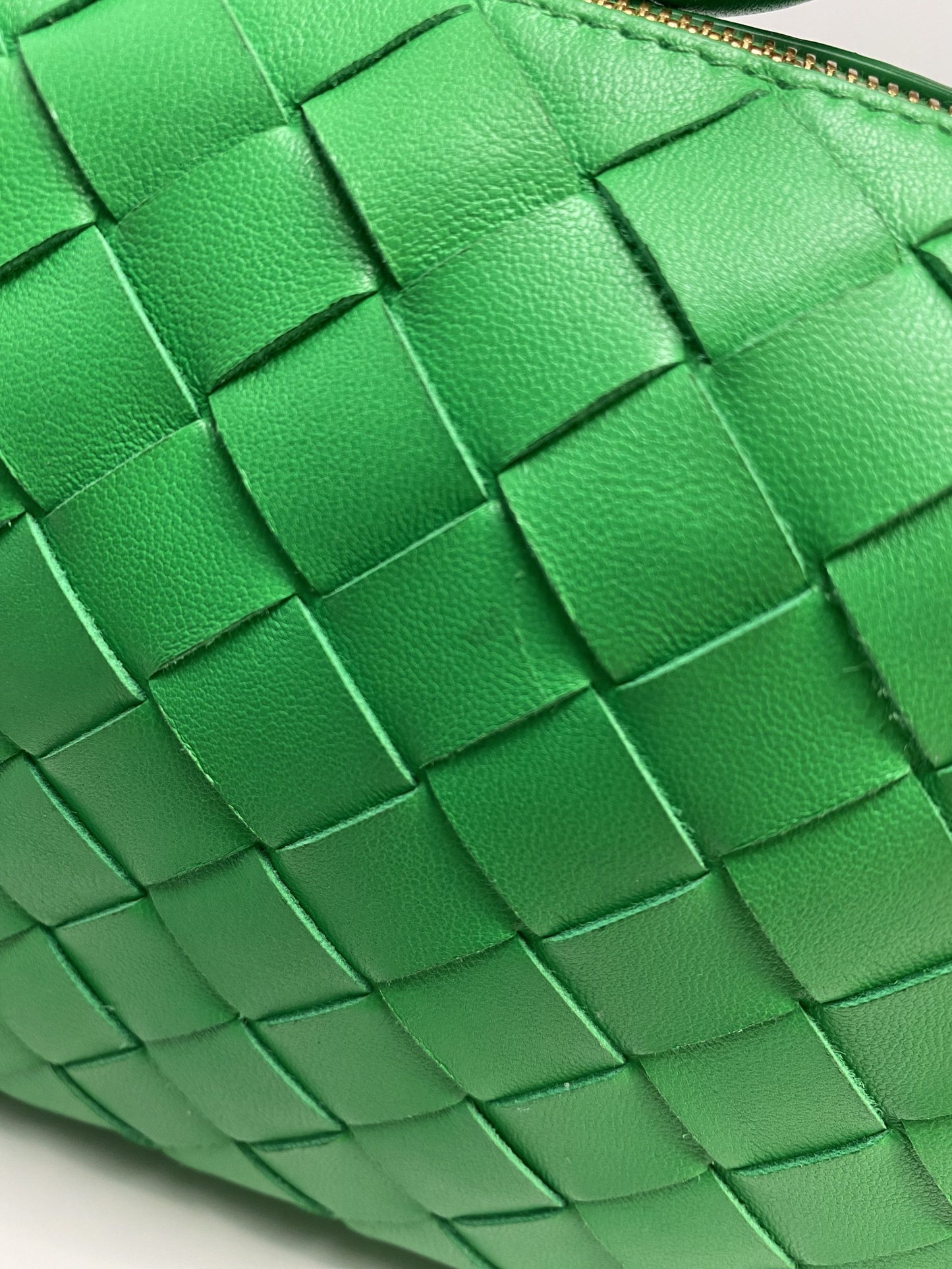 Bottega Veneta Mini Loop Camera Bag Parakeet Green